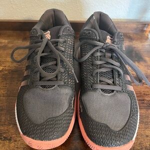 K-Swiss Light Pickleball Women's Training Shoes  Black/ Pink Sz 10